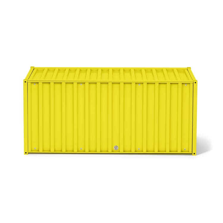 Container DS, with lock, RAL 1016 Sulfur yellow