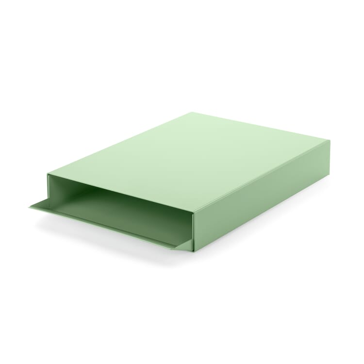 Stacker tray, RAL 6019 Pastel green