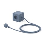 Square 1 Power Outlet Matte Blue