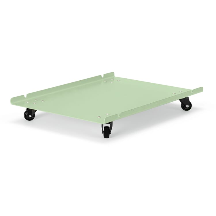 Roll plate for container Atlas, RAL 6019 Pastel green