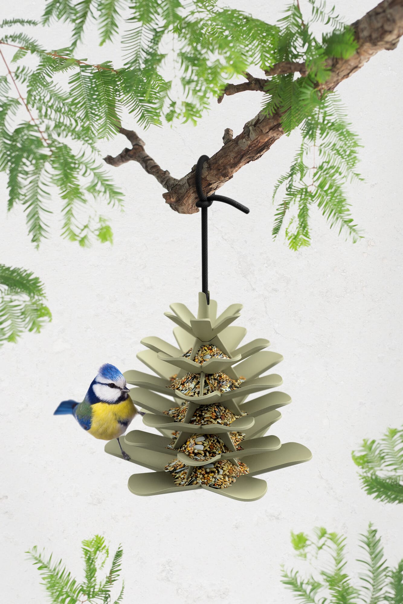 Vogeltränke Mit Spiegel Und Sitzstange - Mehrzweck-Spielzeug Für Wellensittiche Und Co.