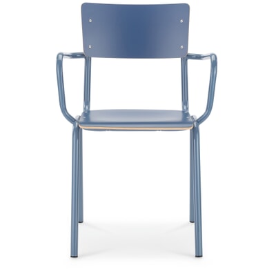 Armlehnstuhl Colegio, Blau / Taubenblau RAL 5014