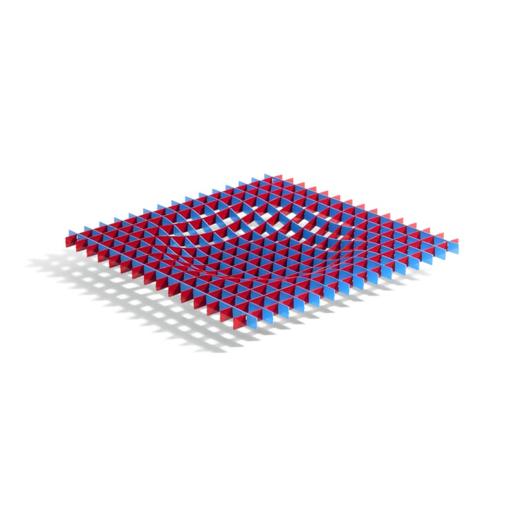 Shelf Gravity, Red / Blue