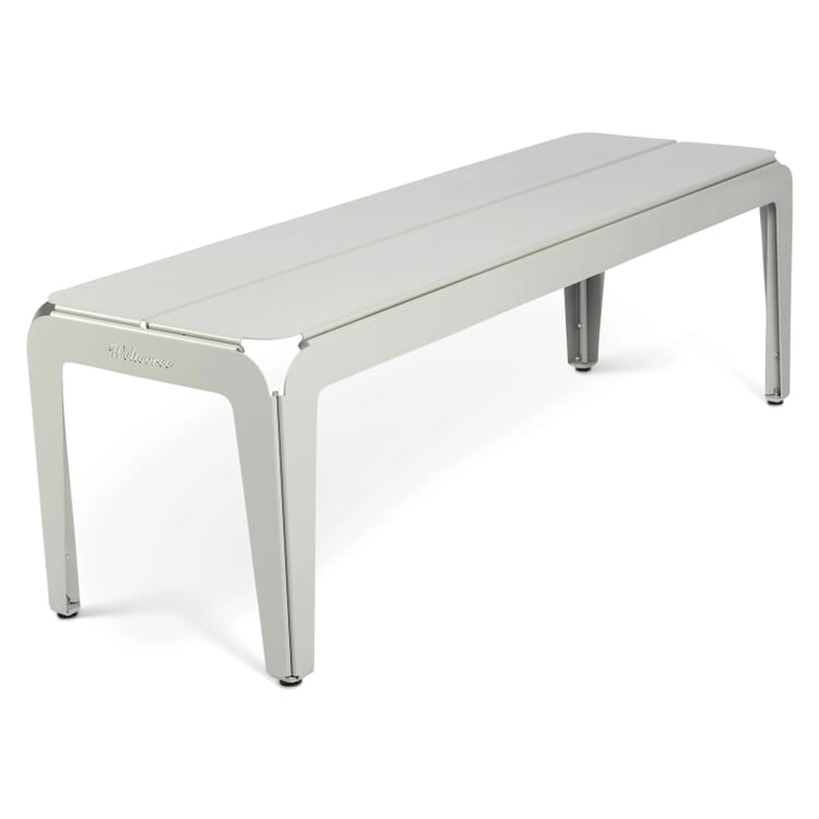Bench Bended Bench 140, RAL 7038 Agate grey