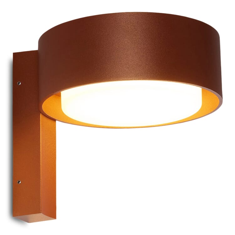 Plaff-on! wall light, Rusty brown