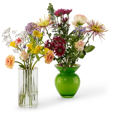 Blumenscheibe Messing für Vasen, Klein