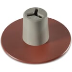 Stand for Sticklight universal light RAL 3009 Oxide red