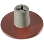 Stand for Sticklight universal light RAL 3009 Oxide red