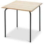 Table Estoril, wood RAL 9005 Jet black