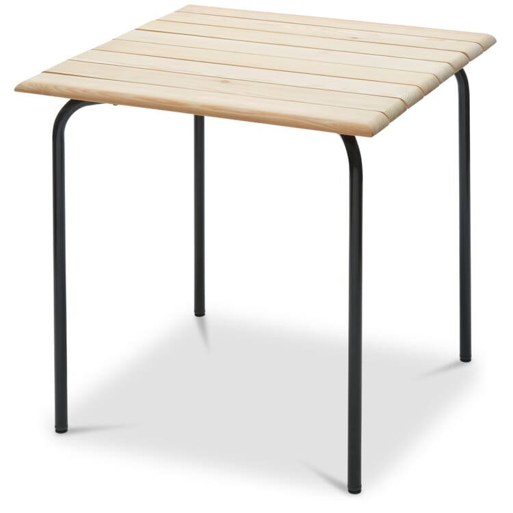 Table Estoril, wood, RAL 9005 Jet black