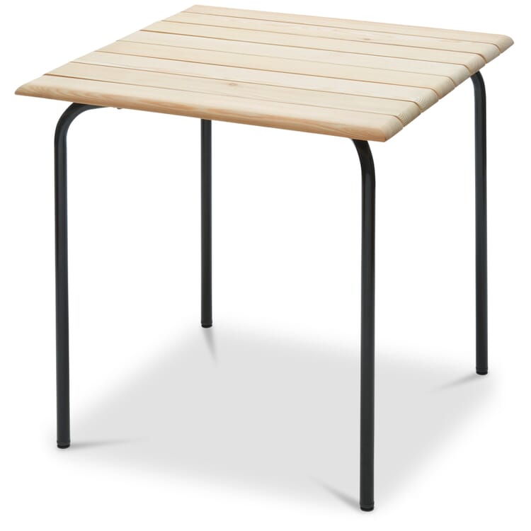 Tisch Estoril, Holz, RAL 9005 Tiefschwarz