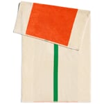 Colors on the Beach towel Orange / Green