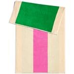 Colours on the Beach Shower Towel Pink / Green