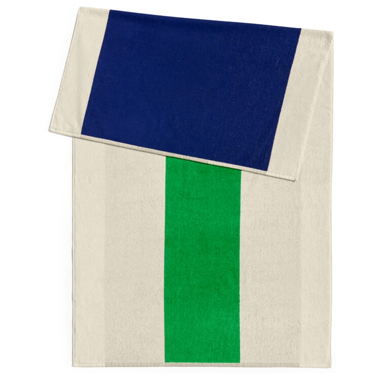Beach and bath towel Colors on the Beach, Blue / Green