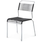 Chair Säntis, hot galvanized Black