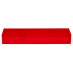 Boks Wall Shelf RAL 3024 Luminous red