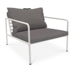 Avon lounge chair White / dark gray