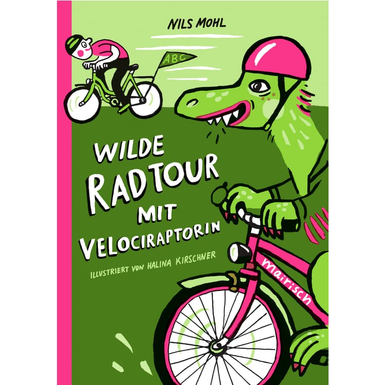 Wilde Radtour mit Velociraptorin