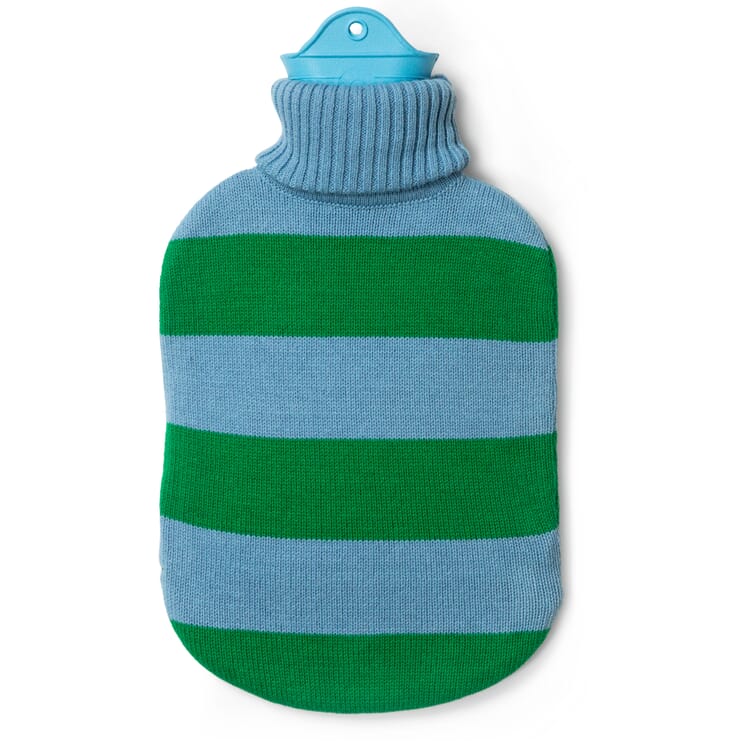 Hot water bottle suite, Light blue-green