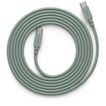 Charging cable USB-C - USB-C Matte green