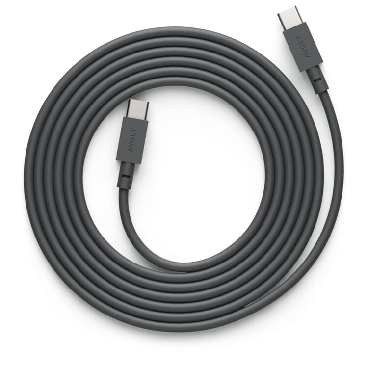 Charging cable USB-C - USB-C, Matte black