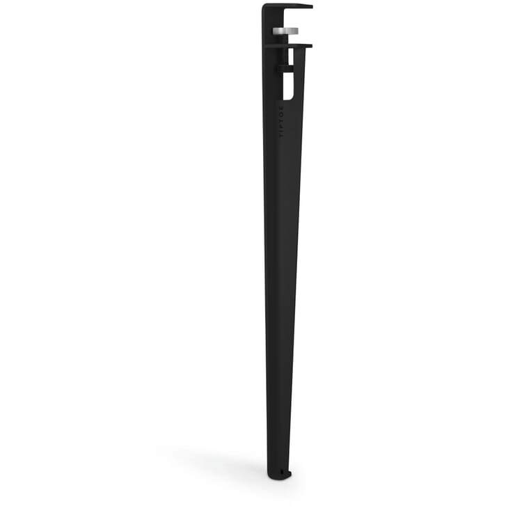 TT table leg, Graphite black RAL 9011