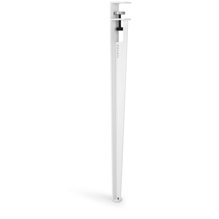 TT table leg, Pure white RAL 9010