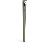 TT table leg Cement gray RAL 7033