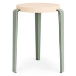 Lou stool Cement gray RAL 7033