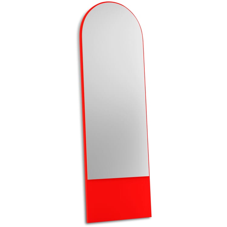 Standing mirror Friedrich 21, Glowing red