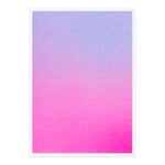 Druck Riso Farbverlauf Violett/Pink