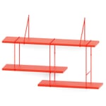 Shelf Shrink" RAL 2002 Blood Orange."